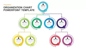 Simple Organizational Chart Template for PowerPoint and Keynote