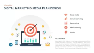 Digital Marketing Media Plan Template for PowerPoint