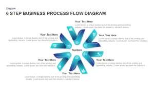 6 Step Business Process Flow Diagram Templates