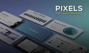 Pixels | Free Creative Presentation Templates for PowerPoint & Keynote