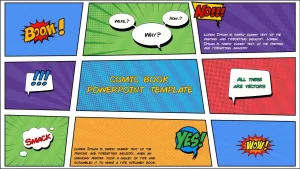 comic book PowerPoint template