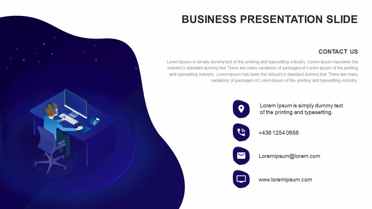 Business presentation ppt diagram