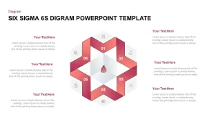 Six Sigma 6S PowerPoint Diagram