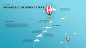 Achievement PowerPoint Template Steps for Business