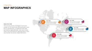Fully Editable World Map Infographic PowerPoint Template