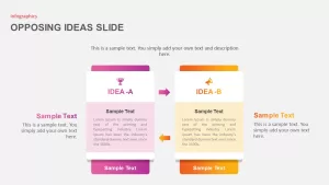 Opposing Ideas Slides Template for PowerPoint