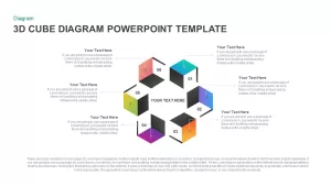 3D Cube Diagram PowerPoint PresentationTemplate