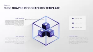 Cube Shapes Infographics PowerPoint Template