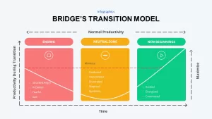 bridge's transition model explained using 3 steps