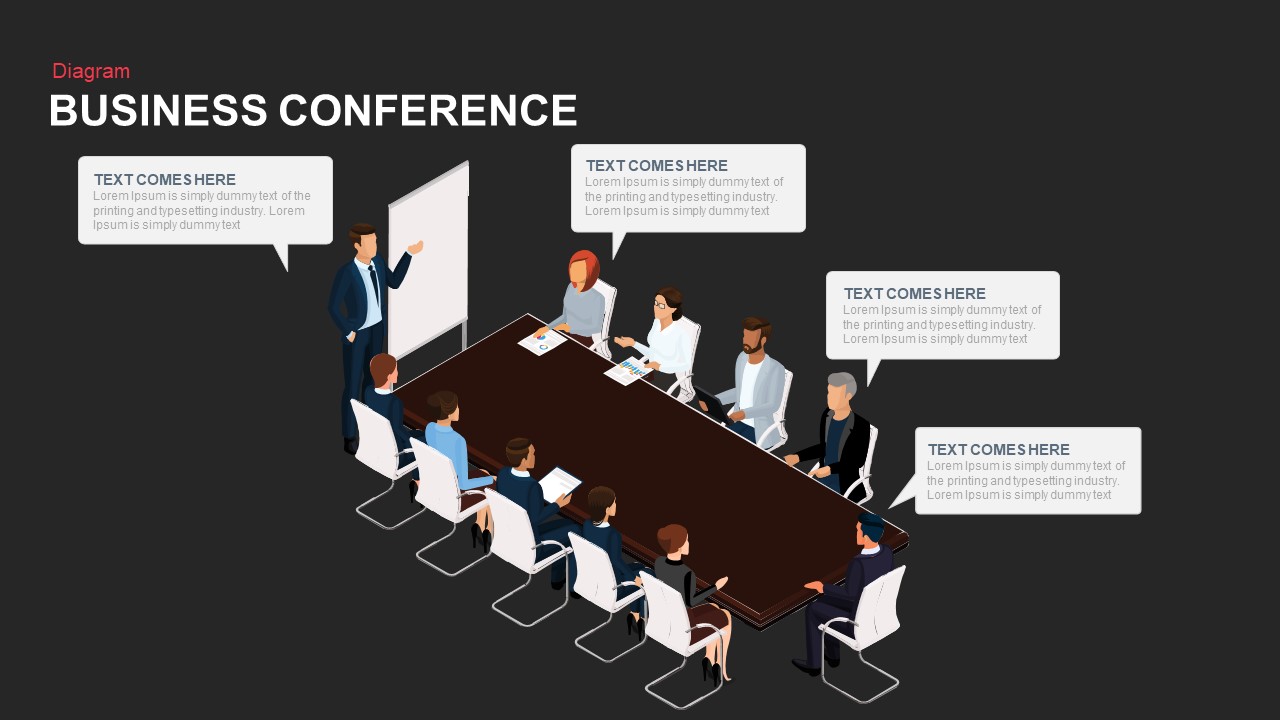 business conference slide
