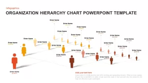 Organization Hierarchy Chart Template for PowerPoint and Keynote