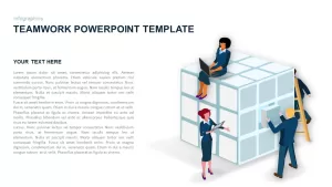 Teamwork PowerPoint Template and Keynote Slide
