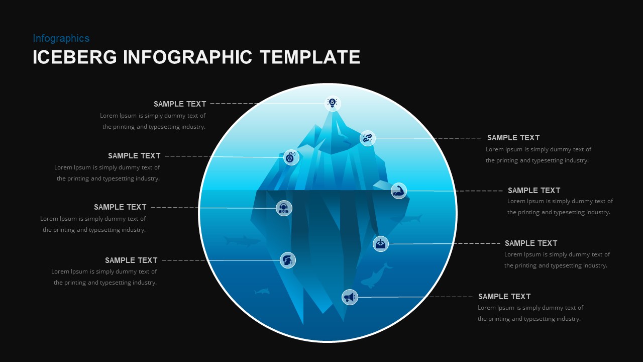 infographic iceberg template