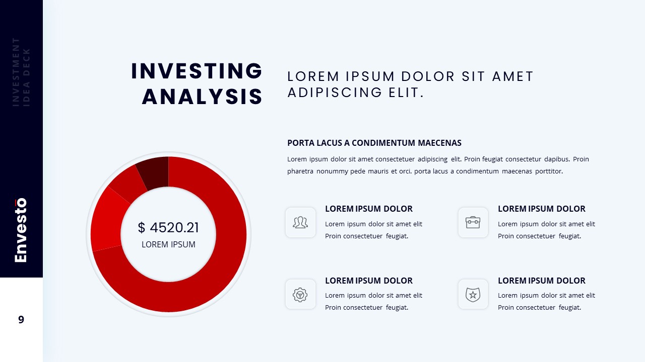 investing analysis presentation template
