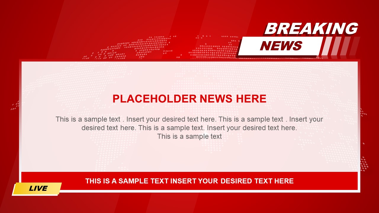 Breaking News PowerPoint template