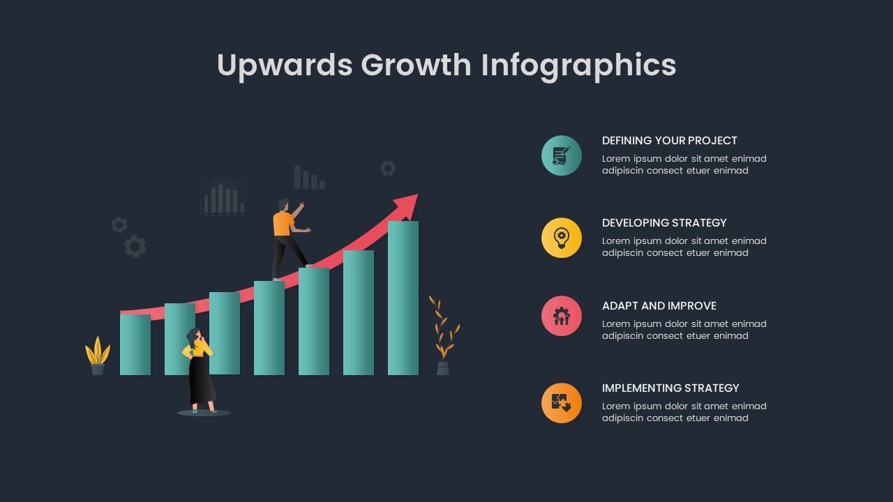 Growth Chart infographic powerpoint