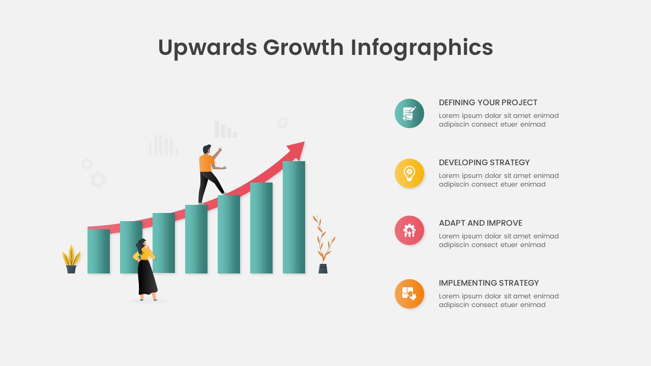 Growth Chart infographic template