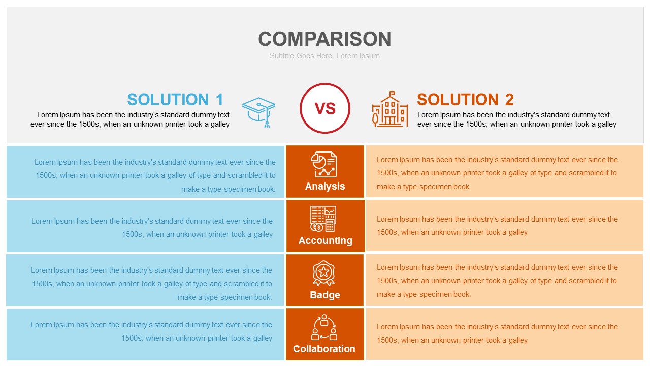 comparison powerpoint