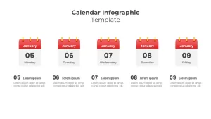 Calendar Infographic Presentation Template