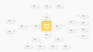 Embossed Mind Map Template