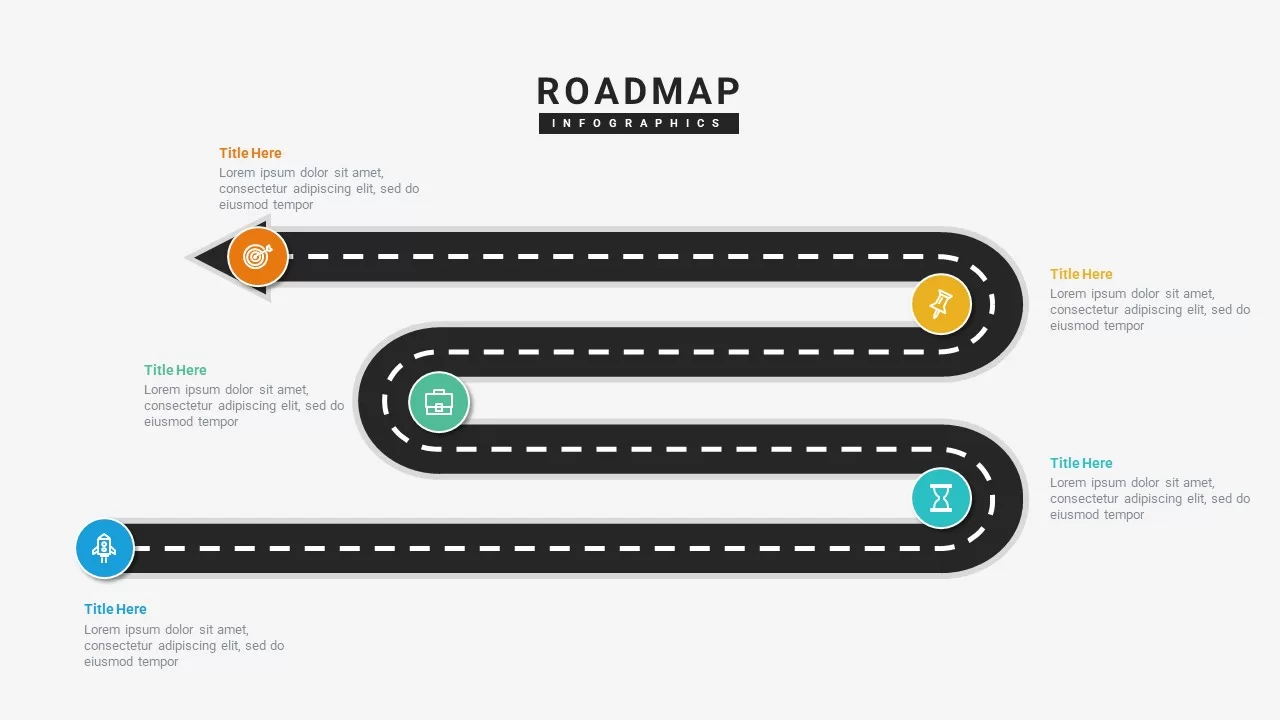 oadmap PowerPoint Presentation Template