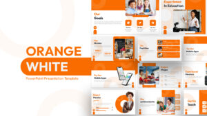 Orange White PowerPoint Template
