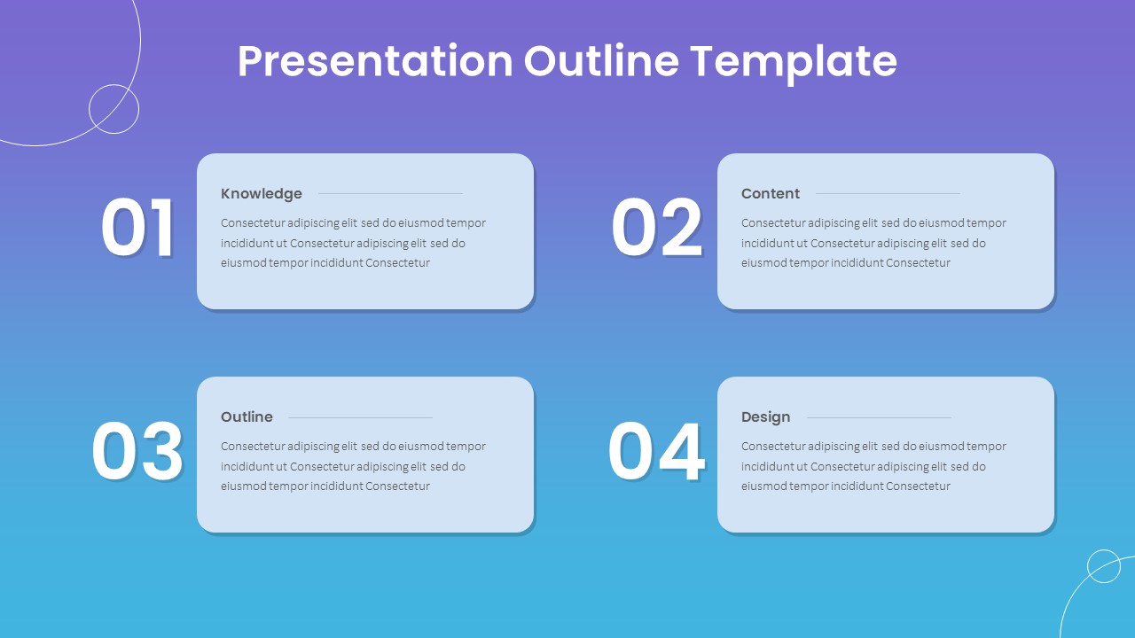 Presentation Outline powerpoint Template