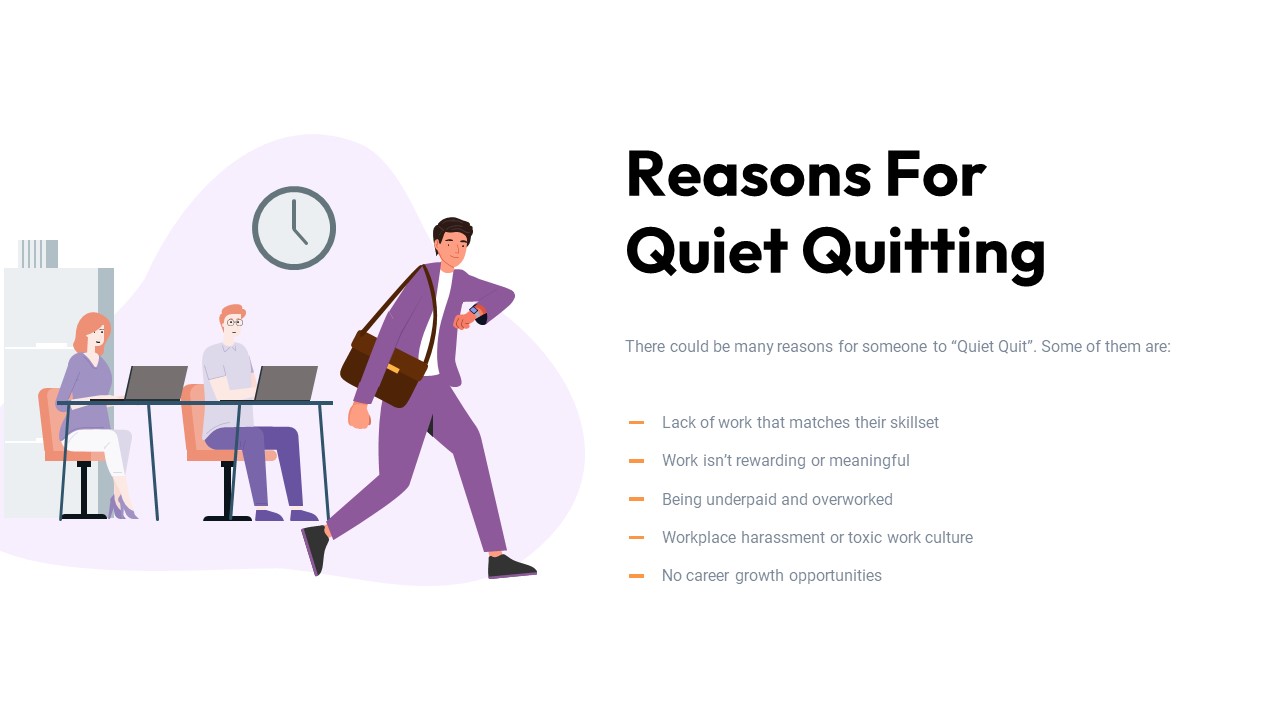 Reasons for Quiet Quitting