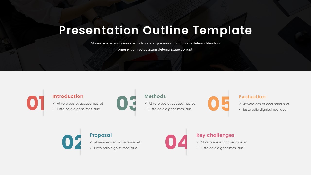 presentation outline template