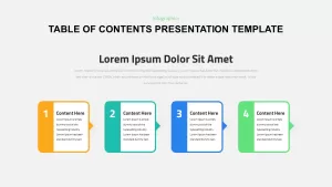 Table Of Content Presentation Template
