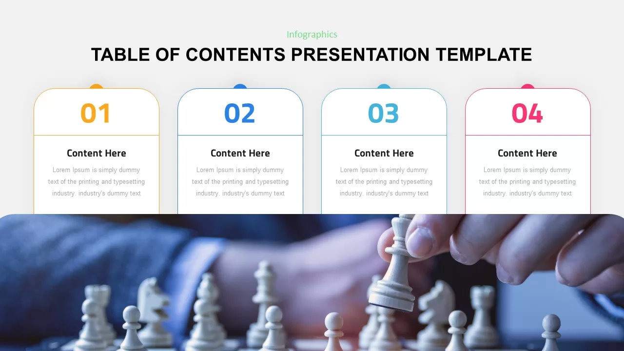 Table Of Contents Presentation Template