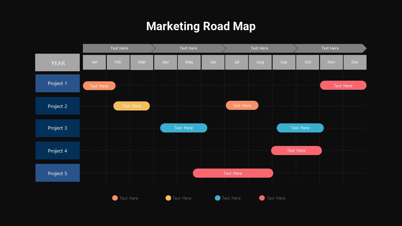 marketing roadmap slide
