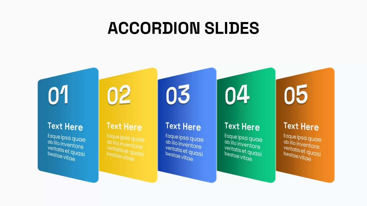 Accordion Animated Template