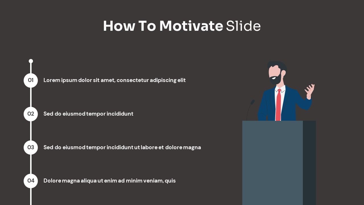 How To Motivate Slide Dark