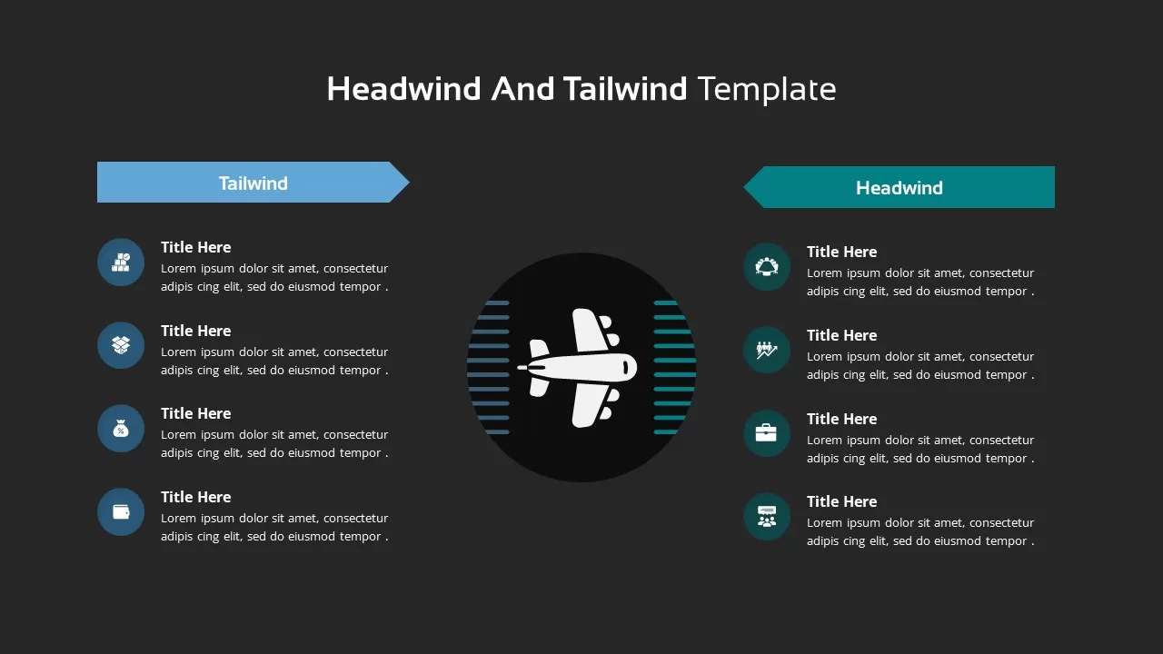 Headwind And Tailwind Template ppt