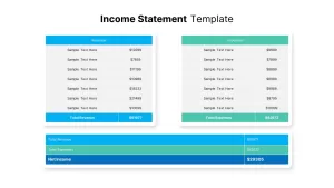 Income Statement Template for PowerPoint