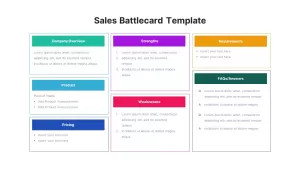 Sales Battlecard Template for PowerPoint and Keynote