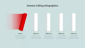 Domino Falling Infographics