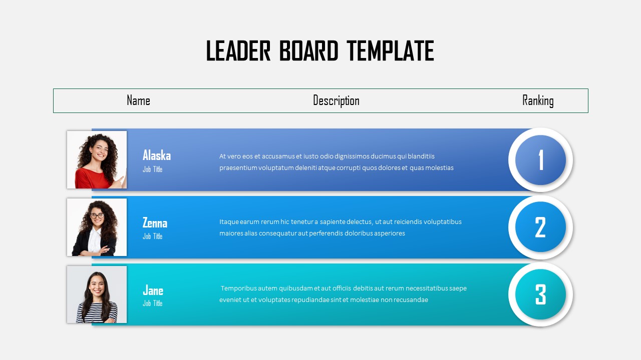 Leader Board Template