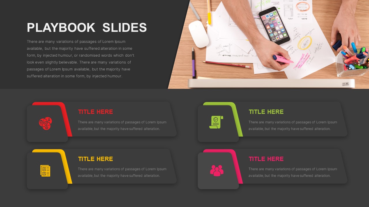 Playbook Slide PowerPoint Templates