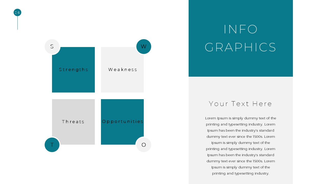 Simple Business Deck Infographic Templates for Presentation