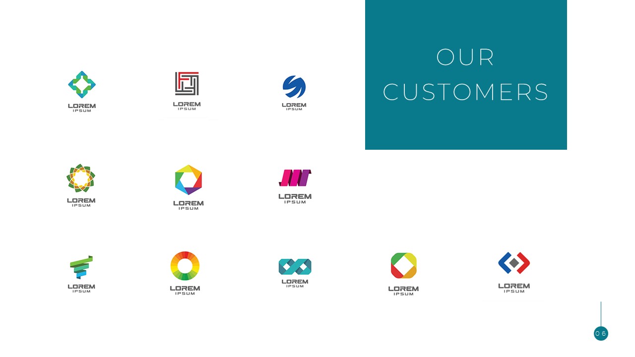 Simple Business Deck Templates Our Customers