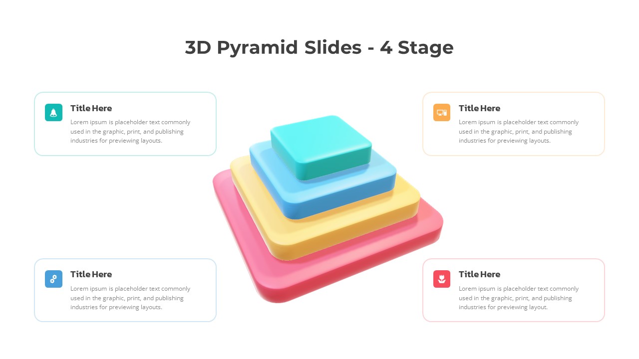 3D Pyramid Slide PowerPoint Template