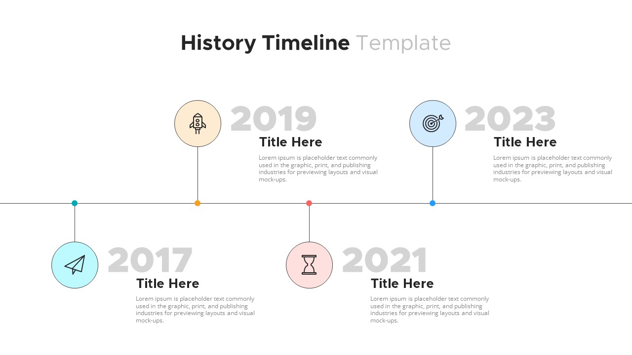 History Timeline PowerPoint Template