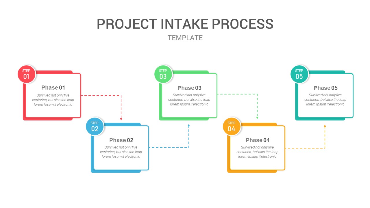 Project Intake Process Template PowerPoint