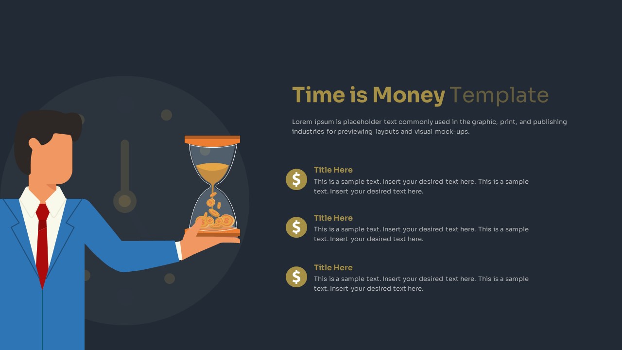 Time Is Money PowerPoint Templates