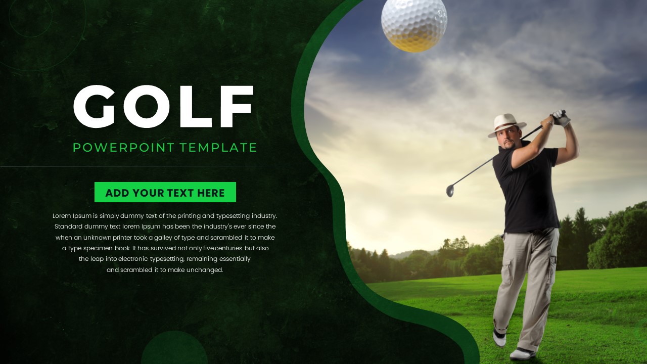 Golf PowerPoint Template