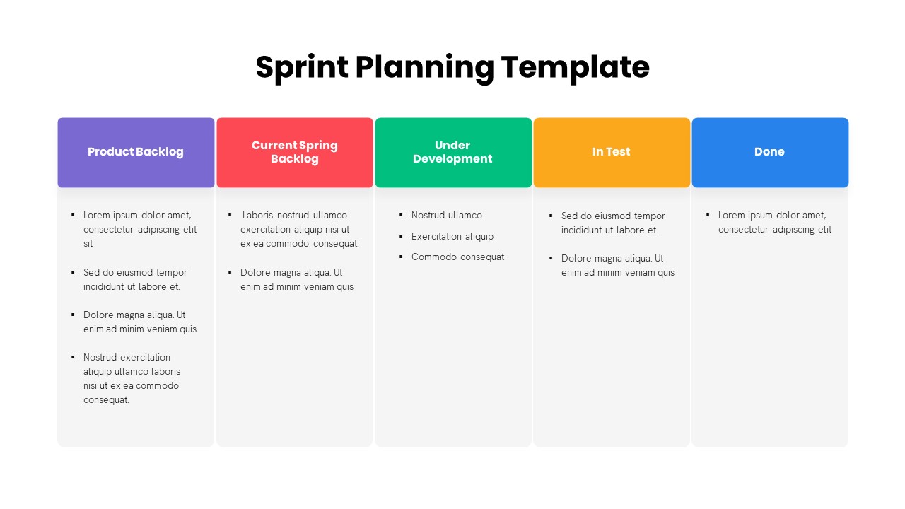 Sprint Planning PowerPoint Template
