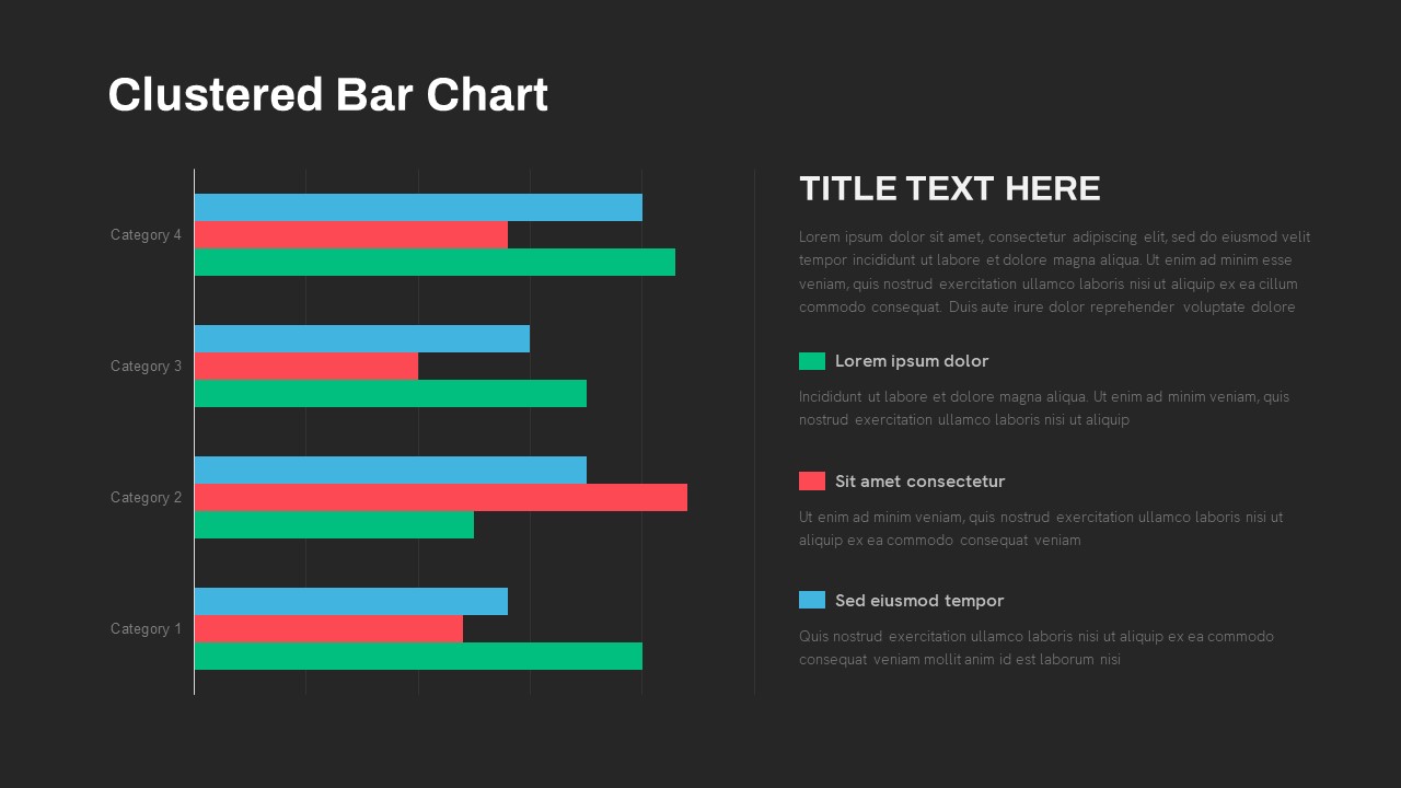 Animated Clustered Bar Chart Template