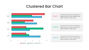 Clustered Bar Chart PowerPoint Template